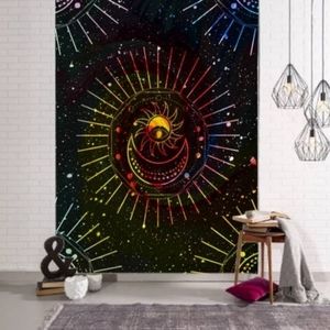 Giant Sun & Moon Celestial Tapestry